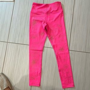 Zyia Splatter gold legging